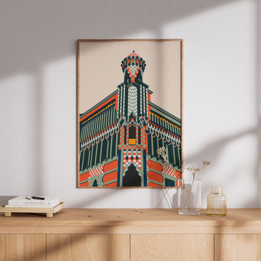 'Casa Vicens' Print | posterHaus - Imagen 4