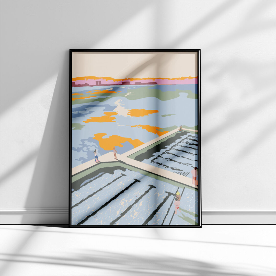 'Bondi Icebergs' Print | posterHaus - Imagen 3