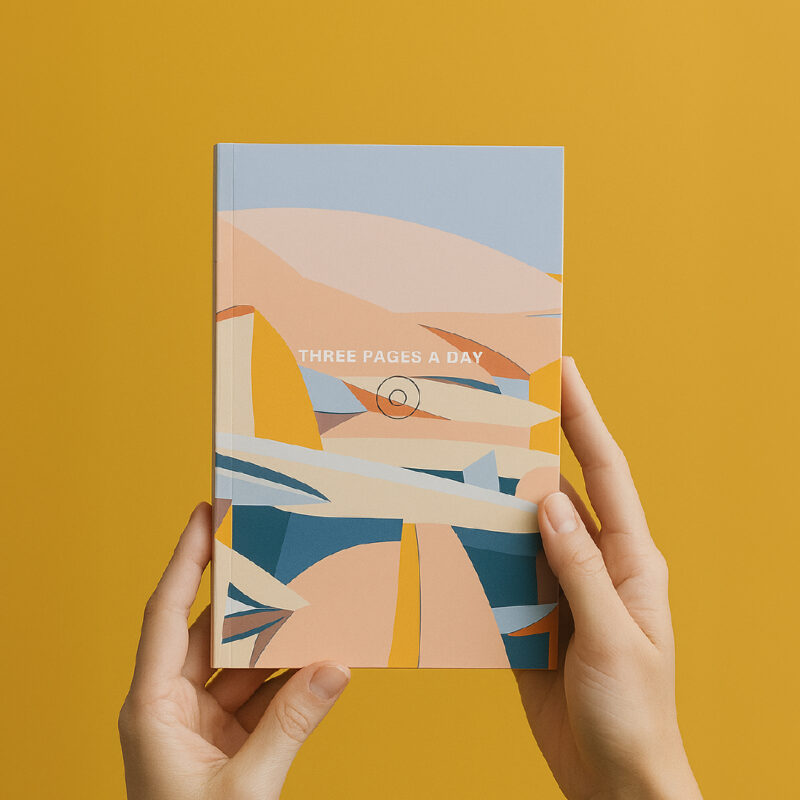 Libreta A5 'THREE PAGES A DAY' - Colección posterHaus (PREVENTA)