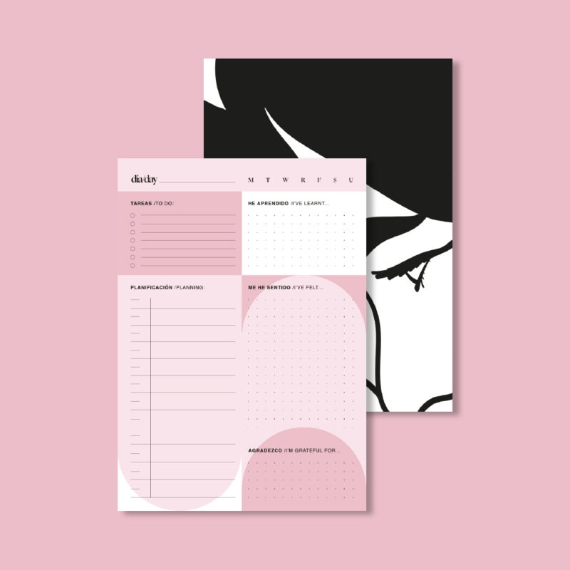 Planificador diario sin fechas - Colección edurnedesigns (PREVENTA)