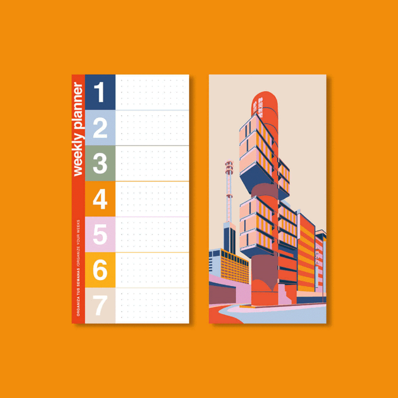 Weekly planner - Colección posterHaus (PREVENTA)